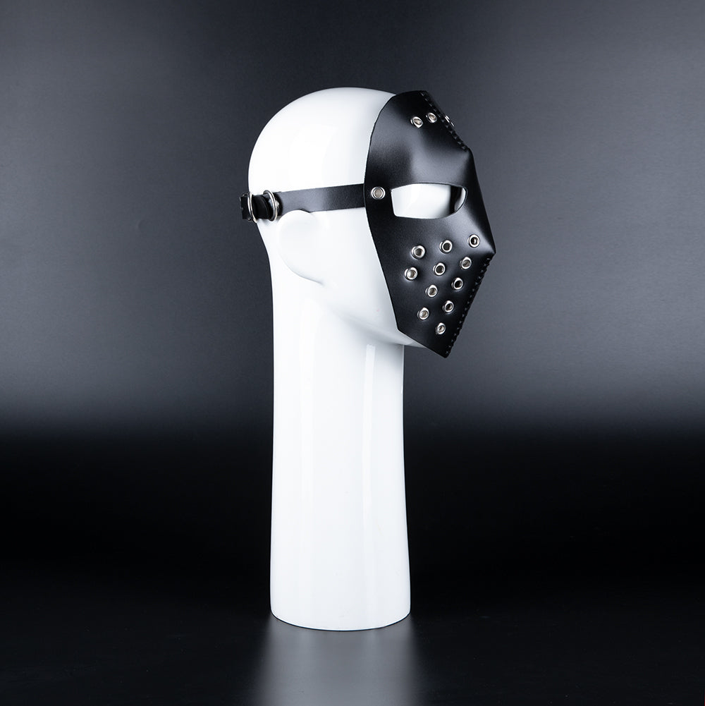 Шкіряна маска БДСМ