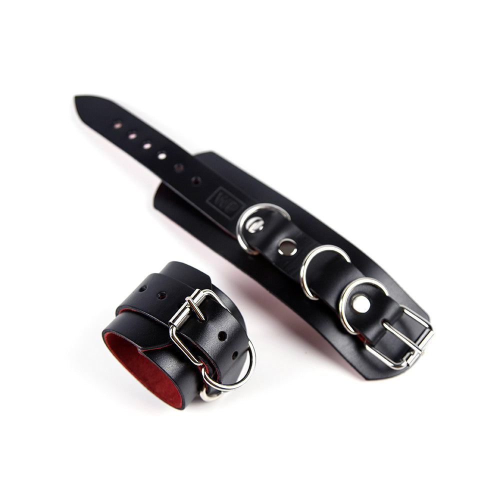 шкіряні бдсм наручники ручної роботи 